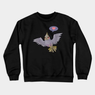 Female Cockatiel Love Crewneck Sweatshirt